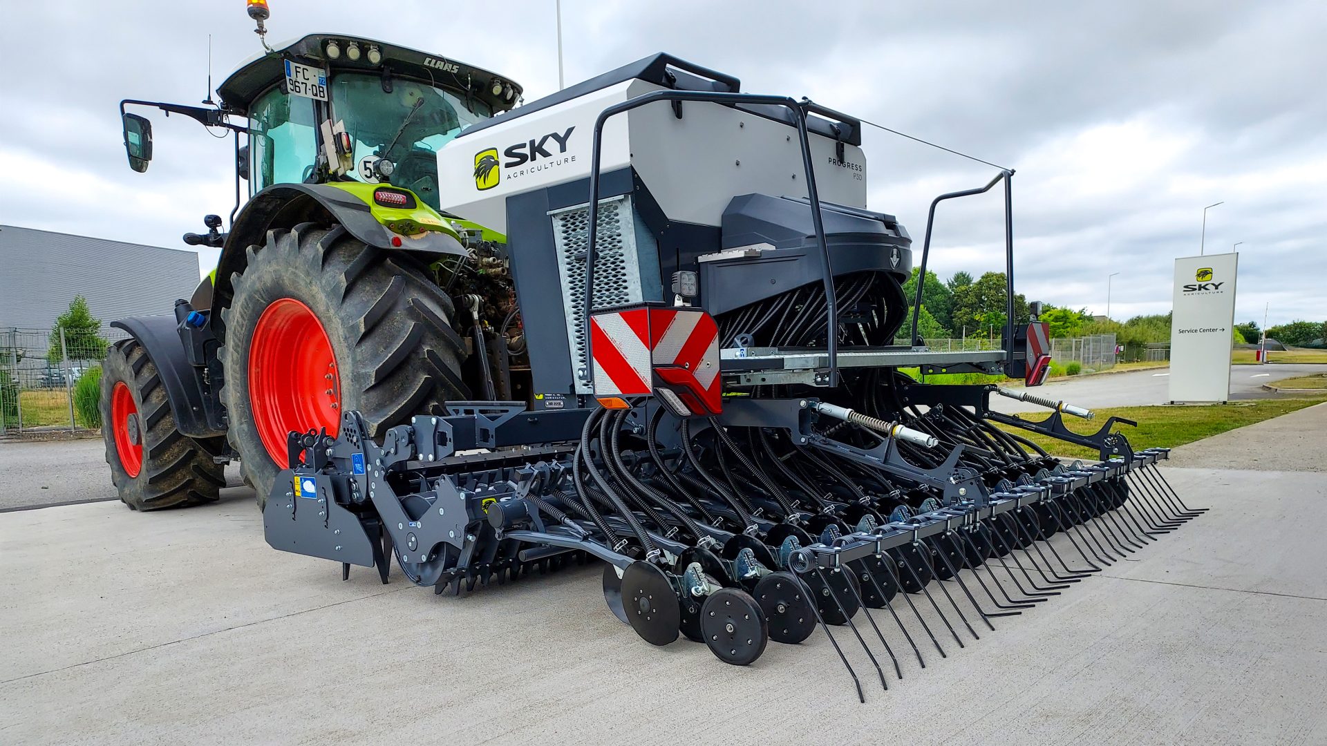 Sky Progress with P30 seeding unit