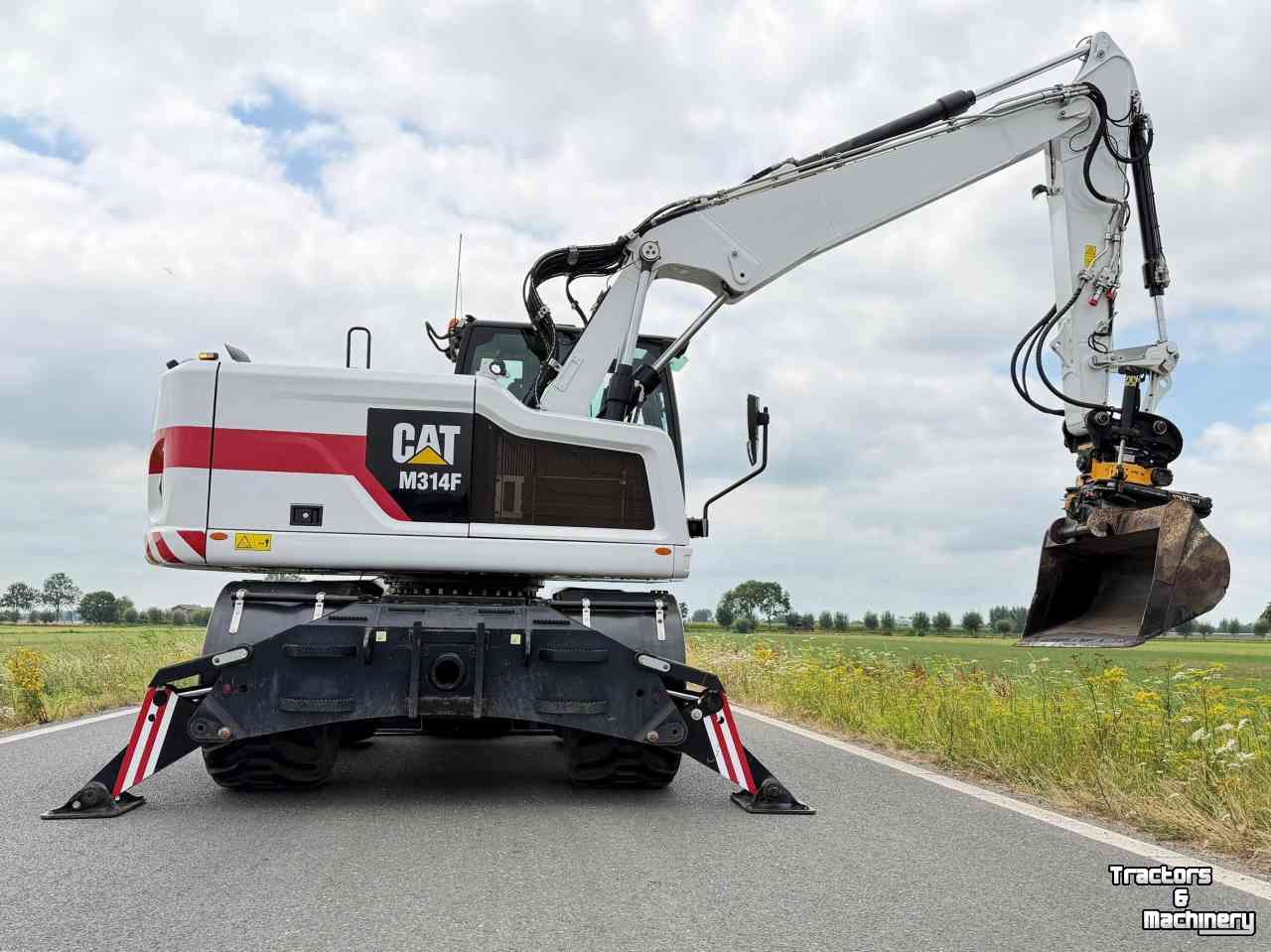 Excavator mobile Caterpillar Cat M314F - Engcon  Mobiele graafmachine Midejo