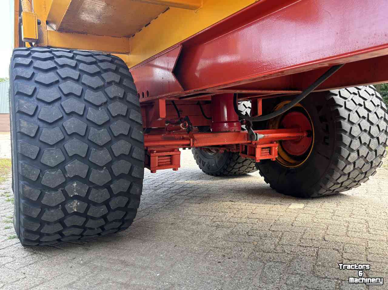 Dumptrailer Veenhuis 15000 kieper kipper silage bagger