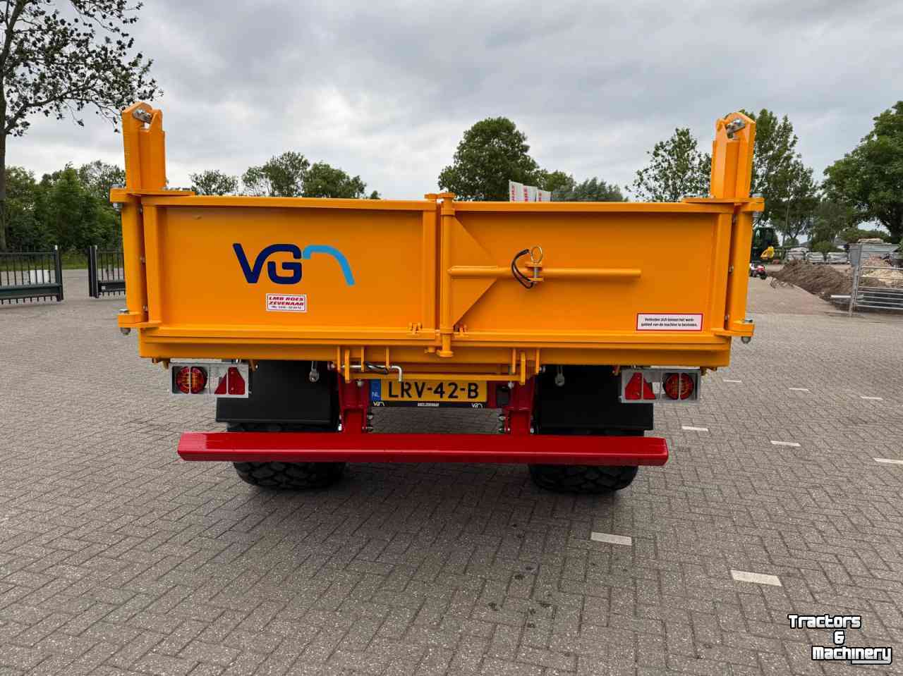 Dumptrailer VGM Whitney 6  bakkenwagen - kipper
