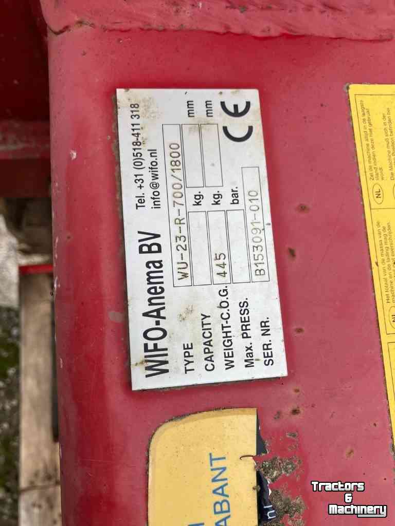 Deep subsoiler Wifo WU-23-R-700-1800
