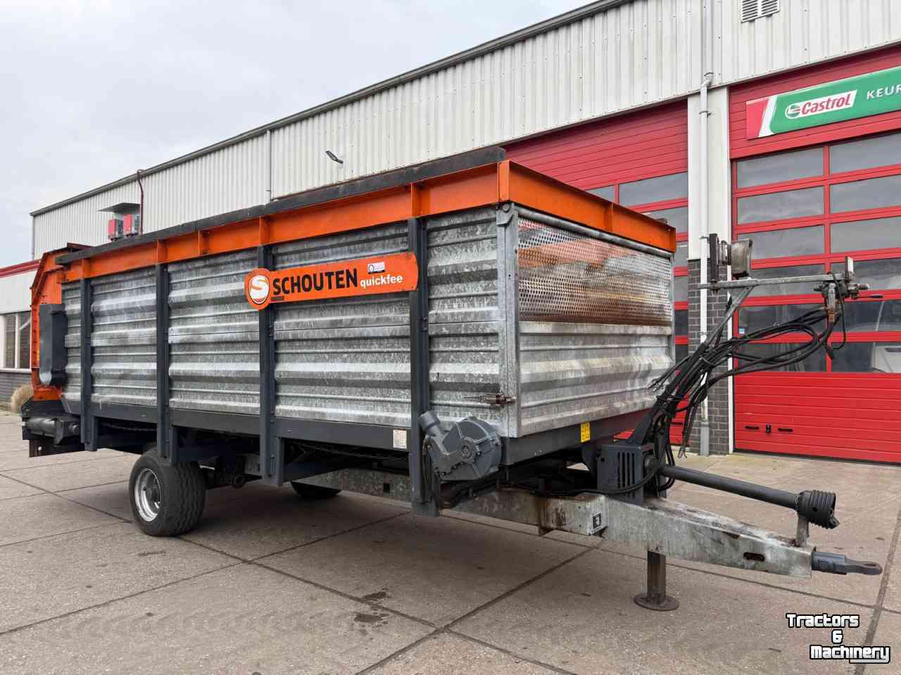 Forage feedwagon / Forage dosage wagon Schouten VDW 210 + Weeginrichting