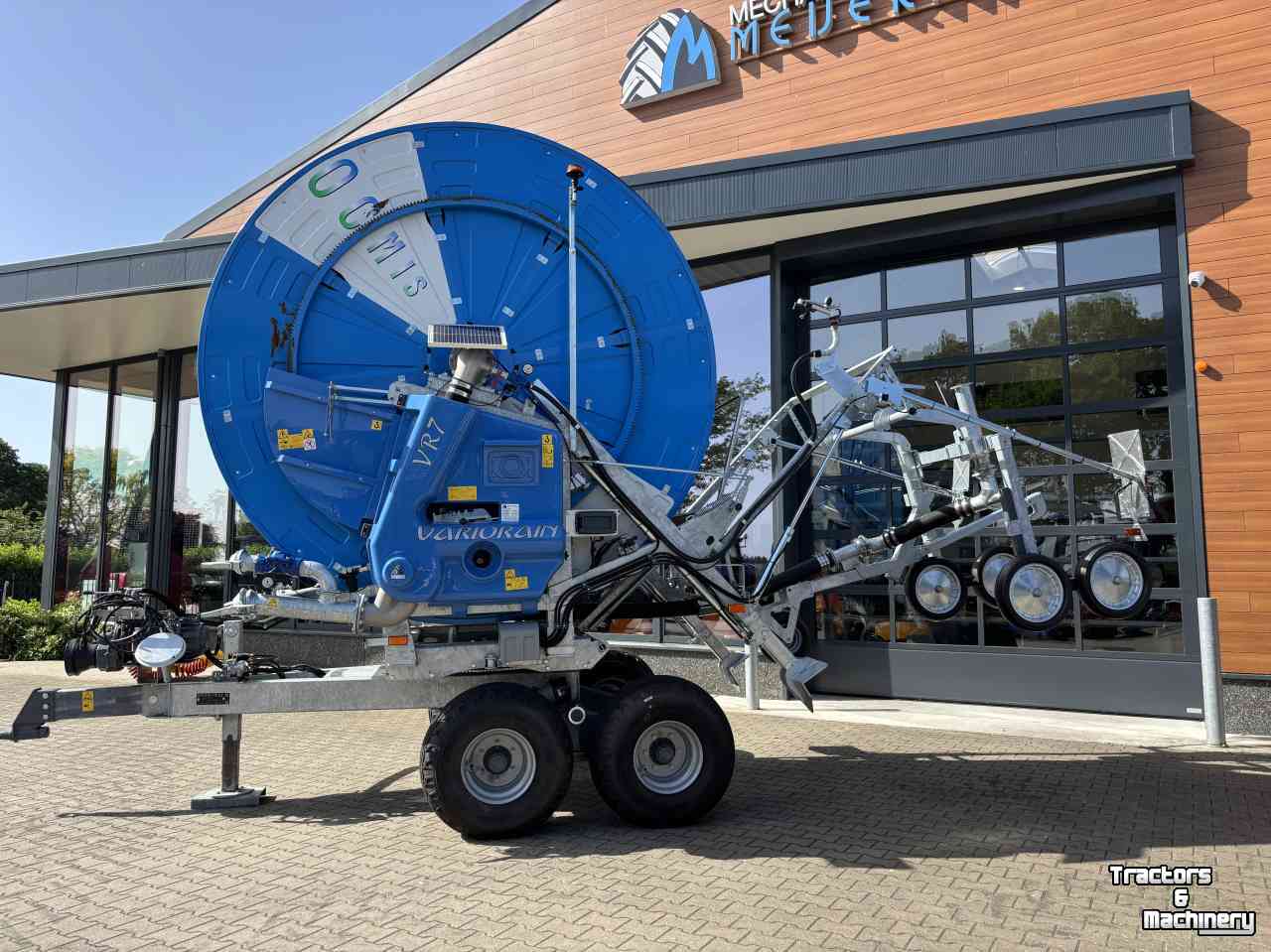 Irrigation hose reel Ocmis VR7R 120-620 tandemas beregeningshaspel