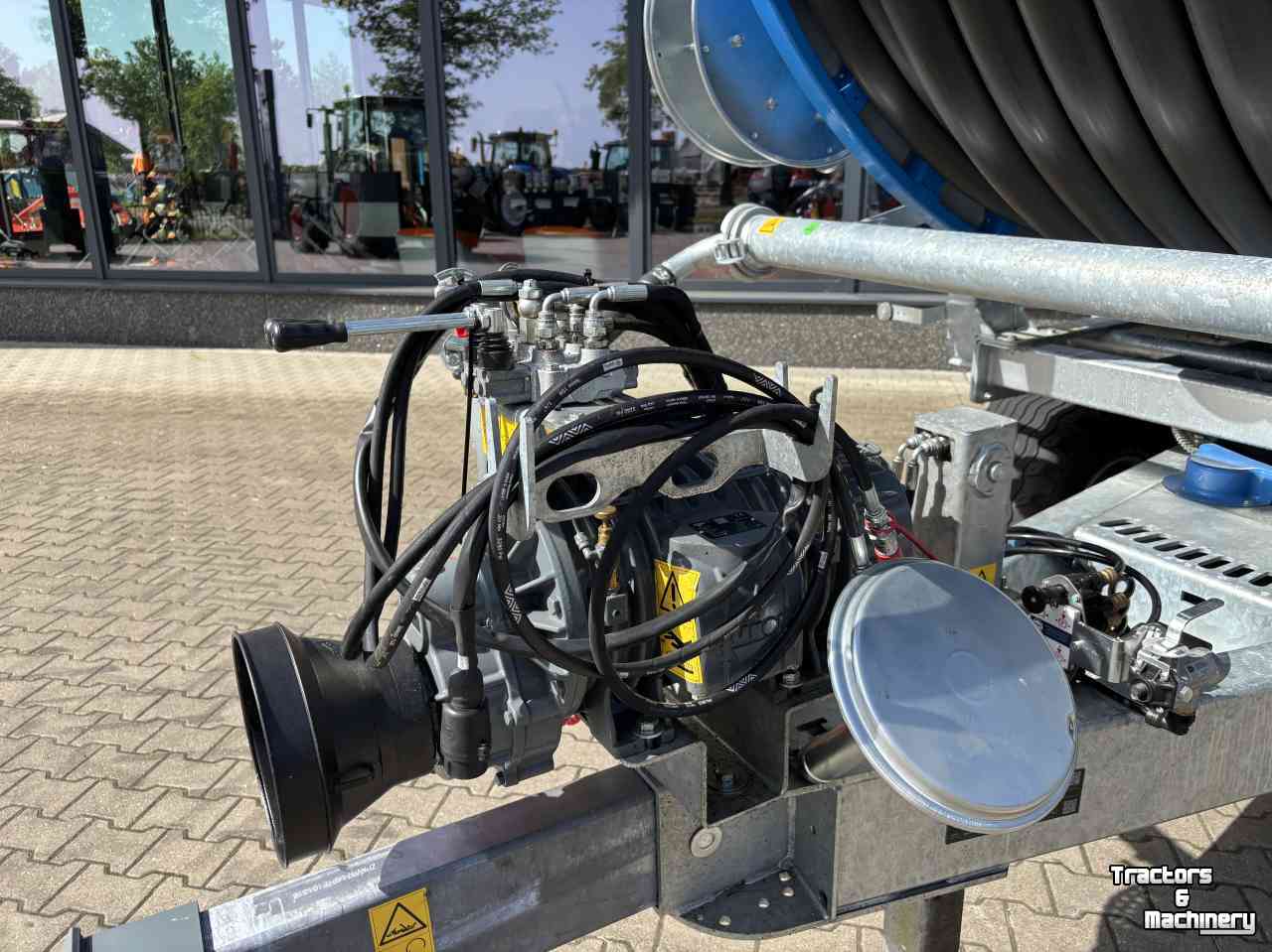 Irrigation hose reel Ocmis VR7R 120-620 tandemas beregeningshaspel
