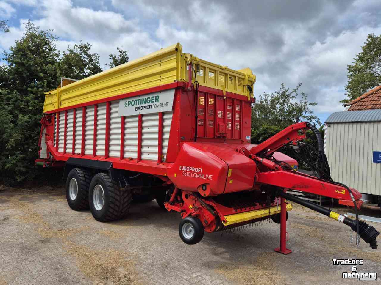 Self-loading wagon Pottinger Europrofi 5510 Combiline opraapwagen stalvoeren