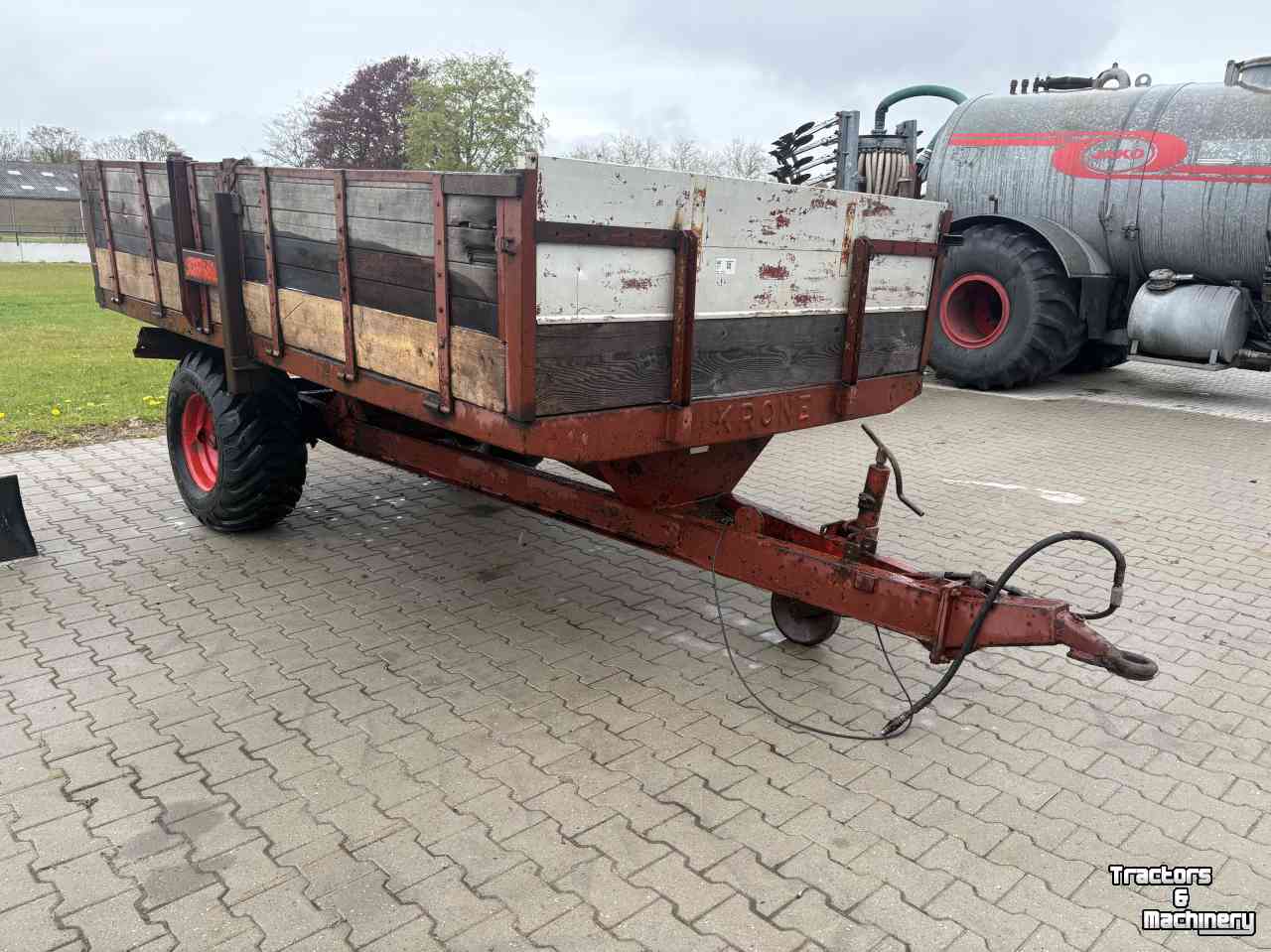Dumptrailer Krone Kipper met kenteken
