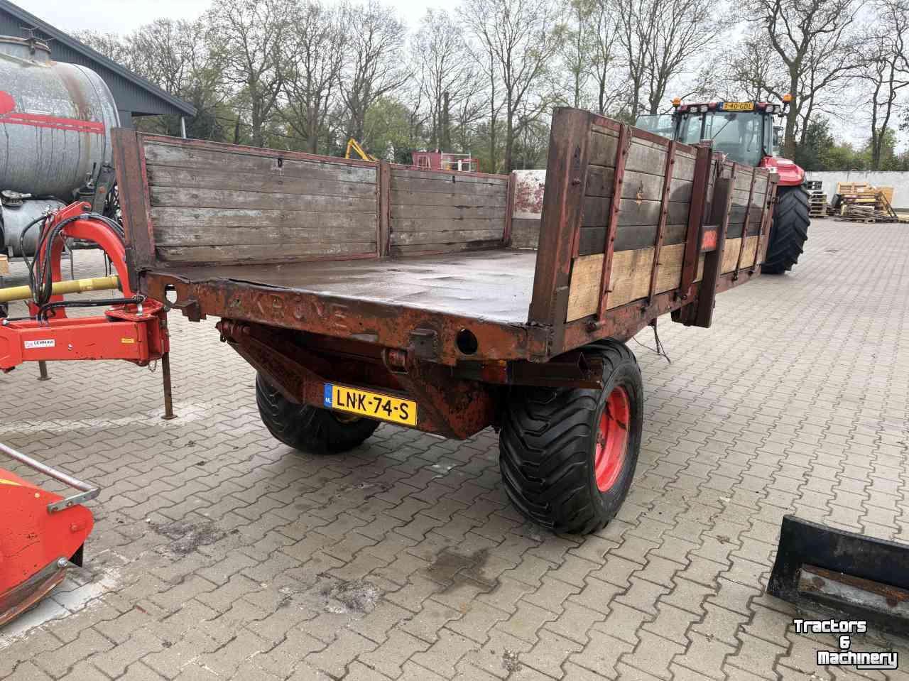 Dumptrailer Krone Kipper met kenteken