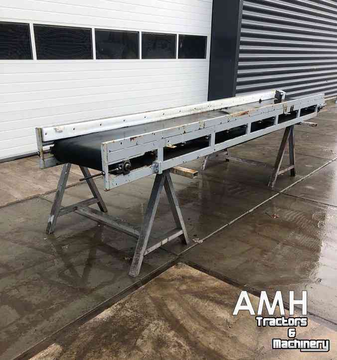 Conveyor  3800X580 MM TRANSPORTBAND VLAKKE BAND FLAT BELT CONVEYOR BELT FLACHBAND FÖRDERBAND