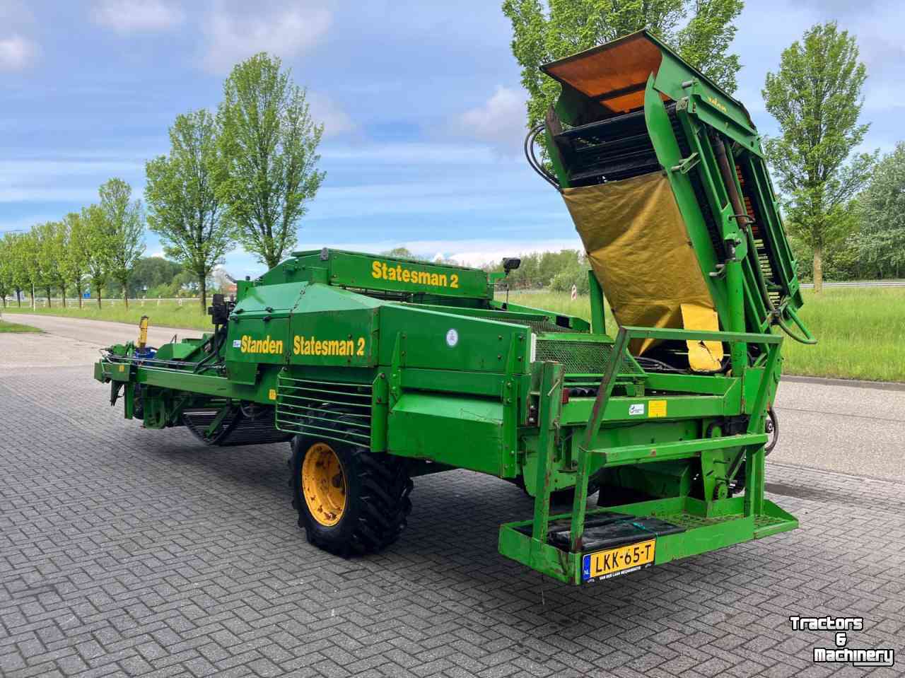 Onion harvester Standen Statesman two ui lader