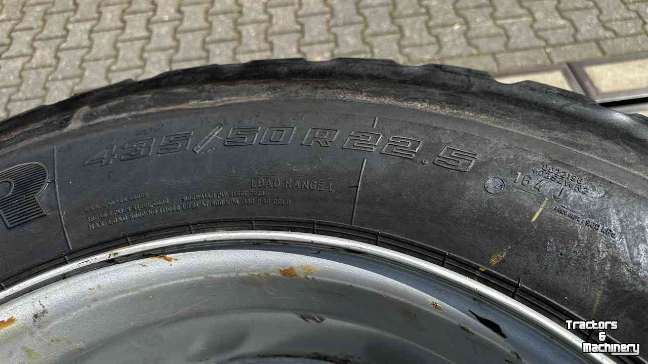 Wheels, Tyres, Rims & Dual spacers Good Year 435/50R22.5