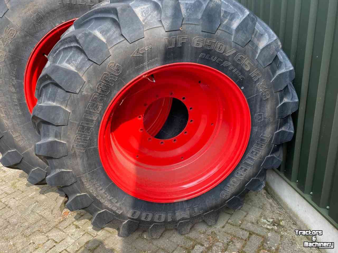 Wheels, Tyres, Rims & Dual spacers  Set Trelleborg TM 1000 VF 750/75R46  en  650/65R38