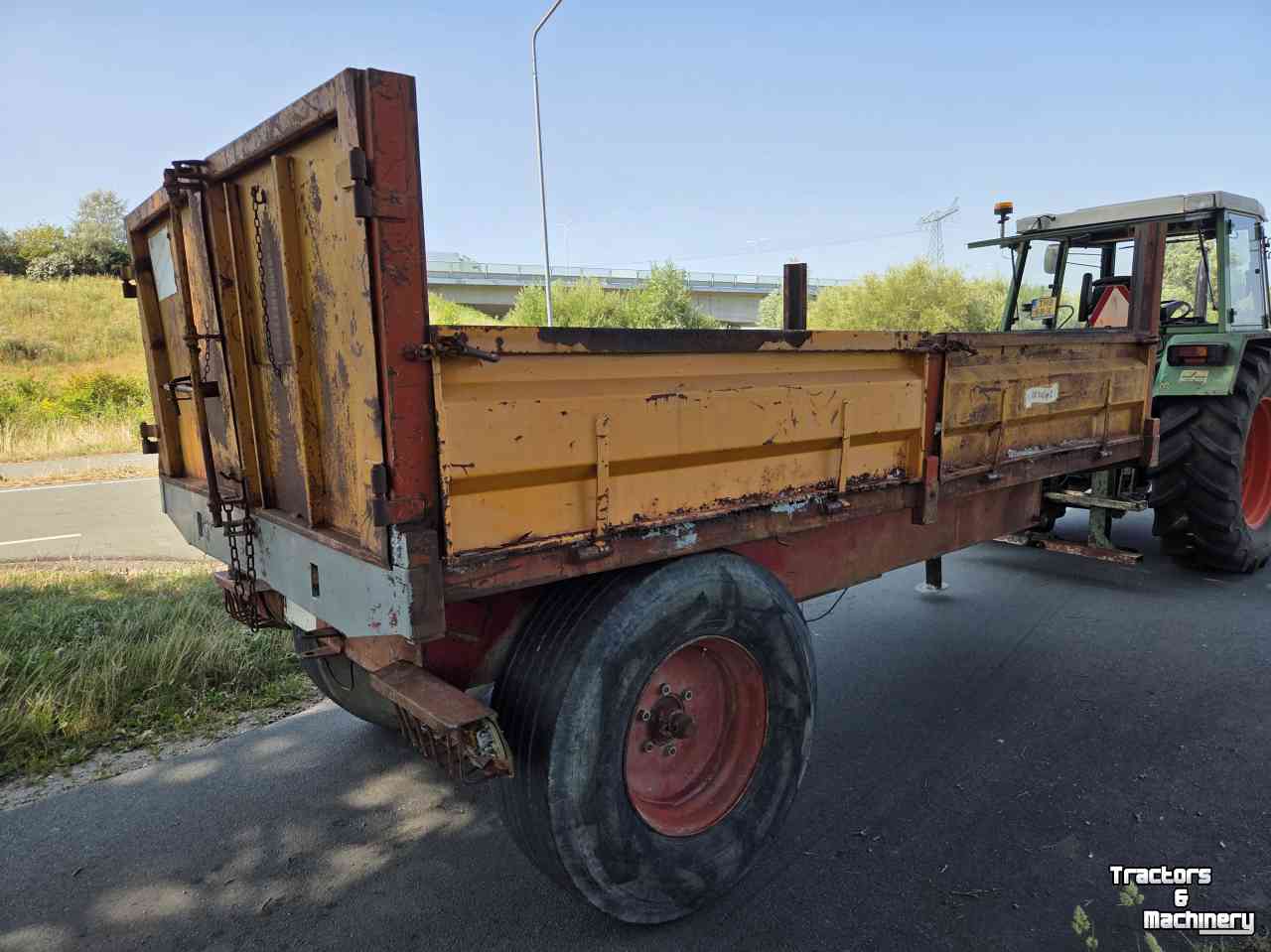 Dumptrailer Peecon KW6000 6 tons kipper