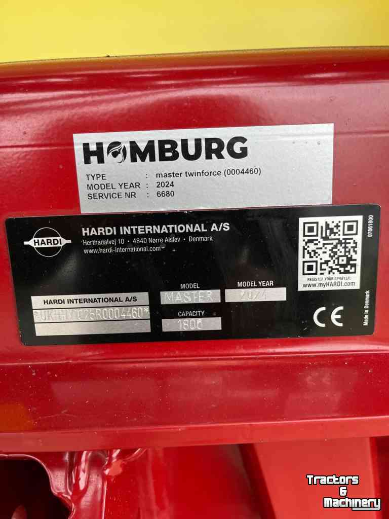 Fieldsprayer 3 points Hardi Master TWIN