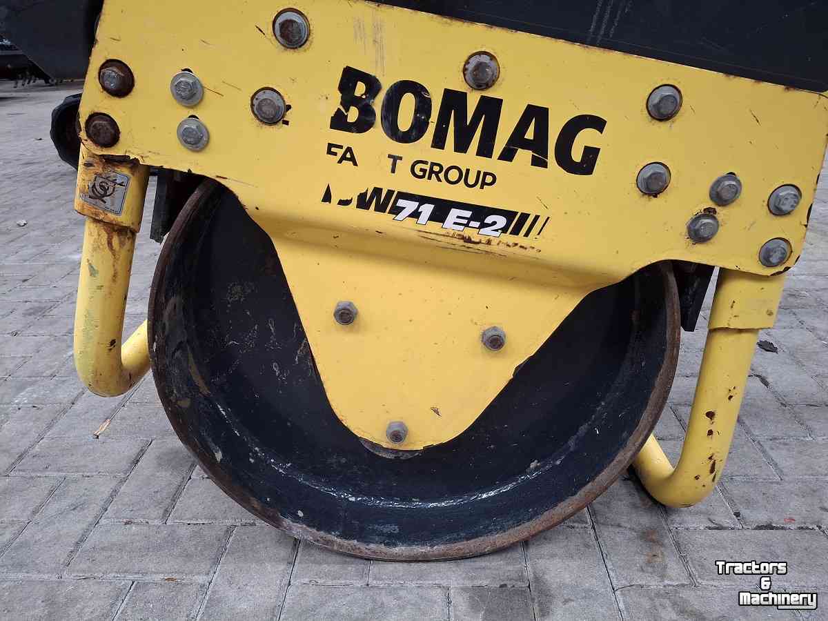 Asphalt roller Bomag BW71E-2, trilwals, asfaltwals, puinwals, BJ2021!