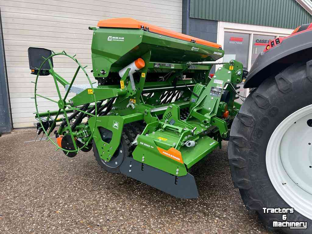 Seed Drill Combination Amazone KE 3002 rotorkopeg met Cataya 3000 zaaimachine