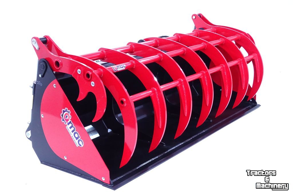 Silage Grabbucket / Grabfork Qmac PB220 Pelikaanbak / Grijp & Klem uithaalbak