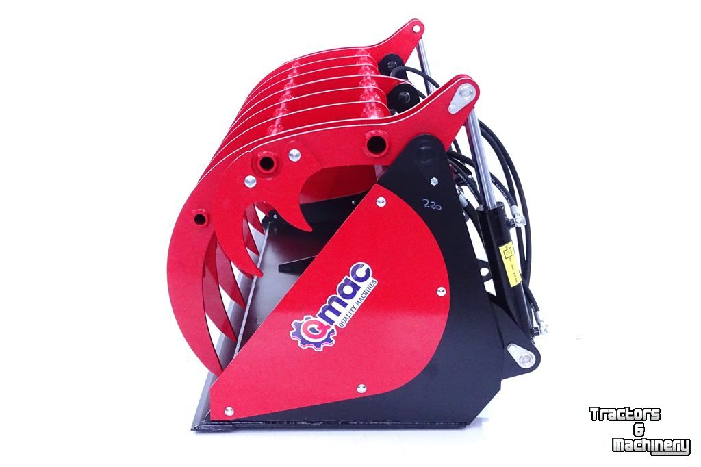 Silage Grabbucket / Grabfork Qmac PB220 Pelikaanbak / Grijp & Klem uithaalbak