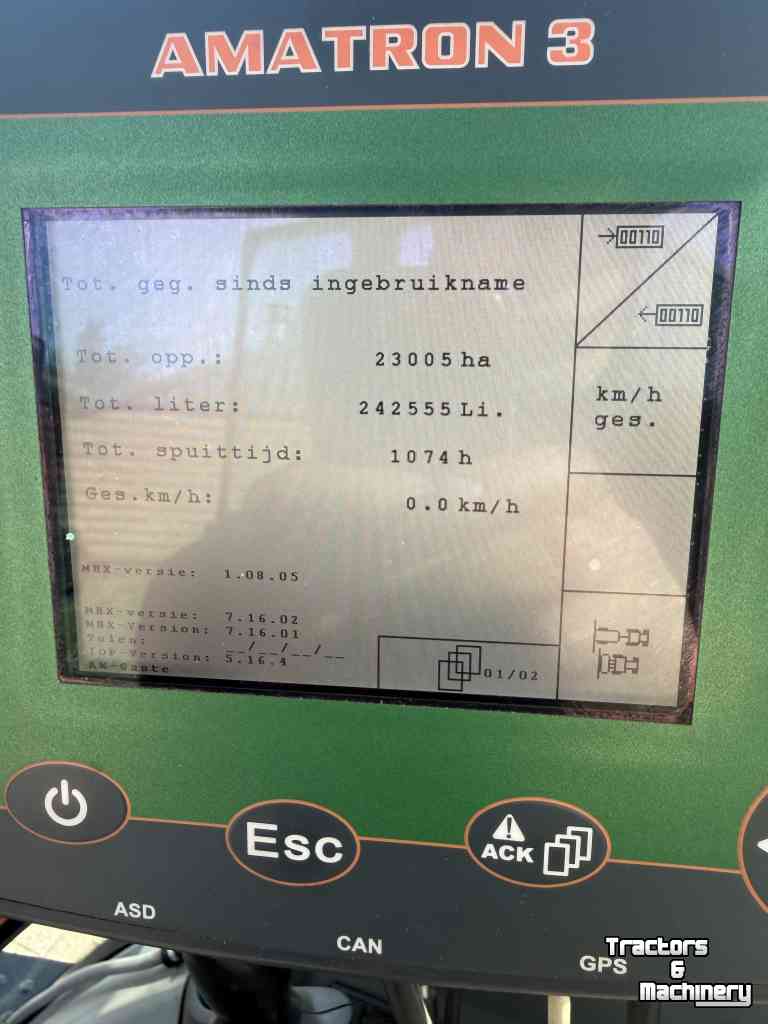 Fieldsprayer pull-type Amazone UX 5200_