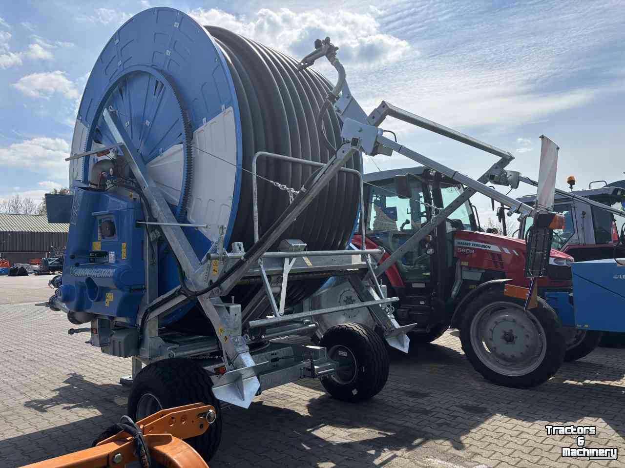 Irrigation hose reel Ocmis VR7 125-520 beregeningshaspel