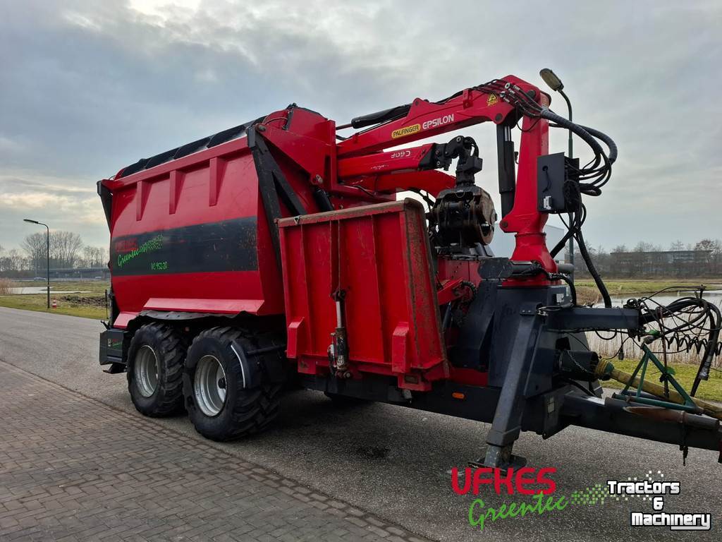 Wood Chipper Greentec 952/20 Chipper combi / Snippercombi / Versnippercombi met Palfinger C60F86 houtkraan