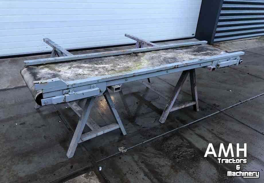 Conveyor  2350X550 MM TRANSPORTBAND VLAKKE BAND FLAT BELT CONVEYOR BELT FLACHBAND FÖRDERBAND