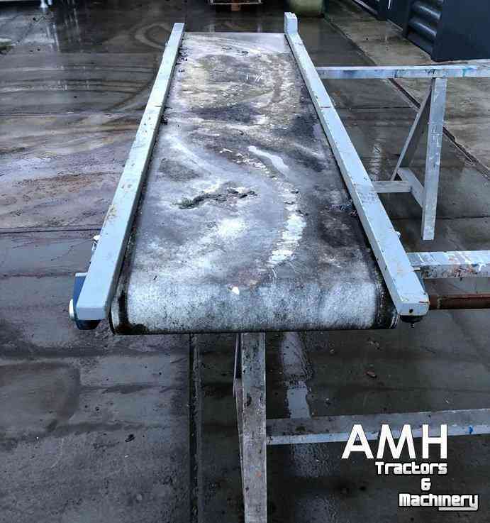 Conveyor  2350X550 MM TRANSPORTBAND VLAKKE BAND FLAT BELT CONVEYOR BELT FLACHBAND FÖRDERBAND