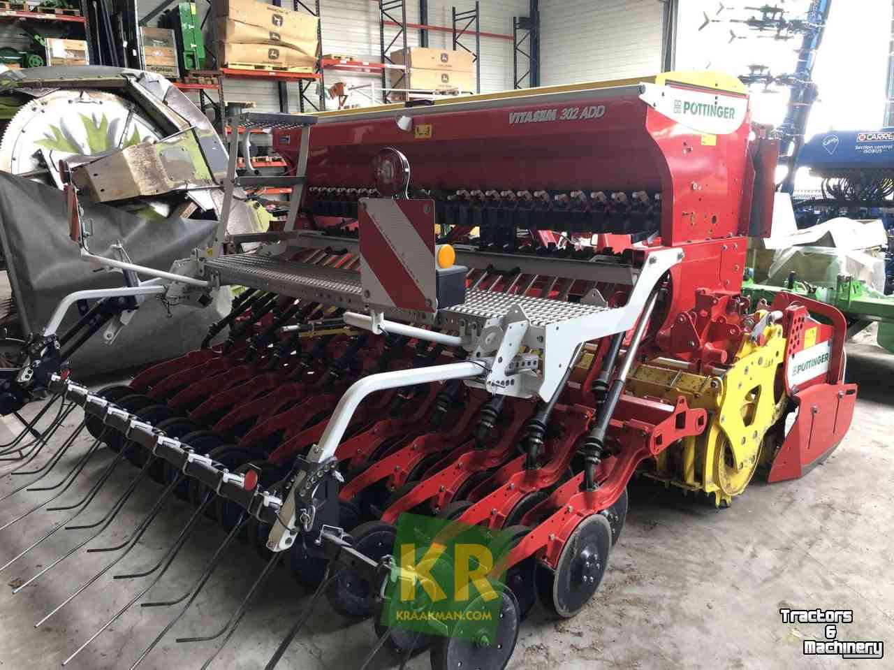 Seed drill Pottinger Vitasem Vitasem 302 ADD  Nokkenrad Zaaimachine / Opbouwzaaimacchine