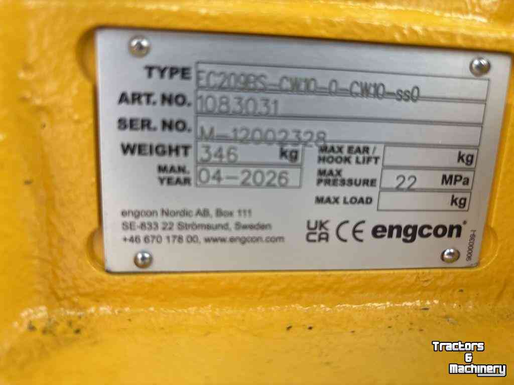 Rotators Engcon EC209BS Draaikantelkop