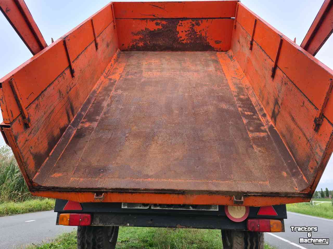 Dumptrailer Agromet T039 5 tons kipper in nette staat