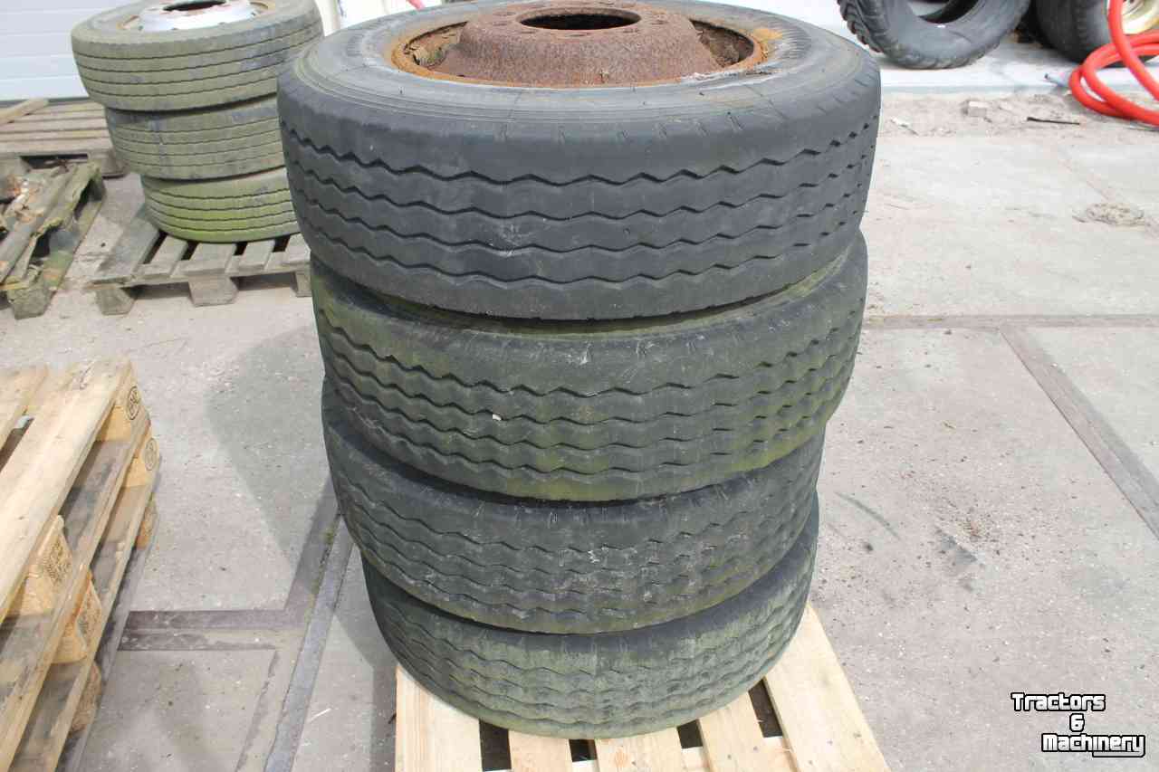 Wheels, Tyres, Rims & Dual spacers Stomil 265/70R19.5 Kormoran truckbanden trailerbanden wielen velgen 10-gaats