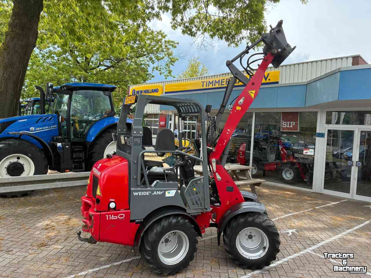Wheelloader Weidemann 1160 CX 35 Kniklader