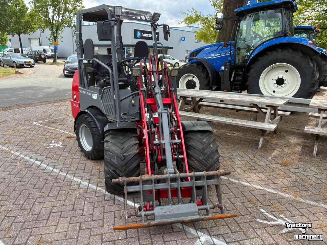 Wheelloader Weidemann 1160 CX 35 Kniklader