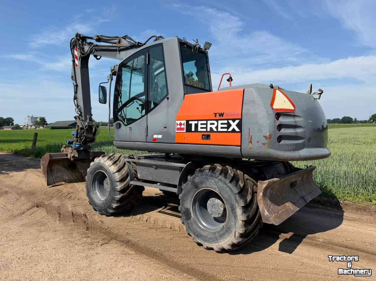 Excavator mobile Terex TW160 Bandenkraan