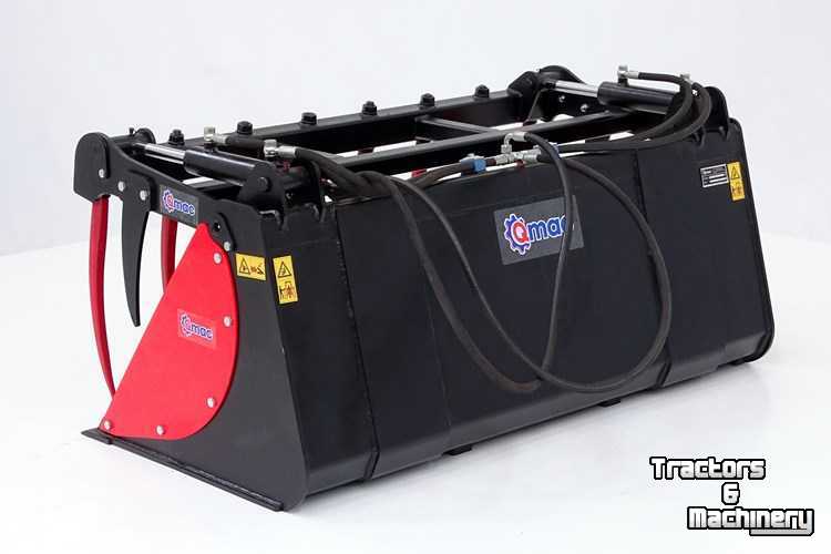 Silage Grabbucket / Grabfork Qmac Krokodillenbak Pelikaanbak Pelikaangrijper 1.60 mtr