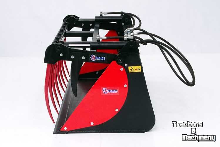 Silage Grabbucket / Grabfork Qmac Krokodillenbak Pelikaanbak Pelikaangrijper 1.60 mtr