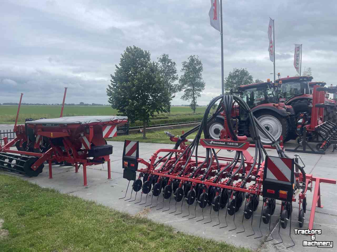 Seed drill Kverneland DF1 isobus front tank met cx2 schijfcouterbalk