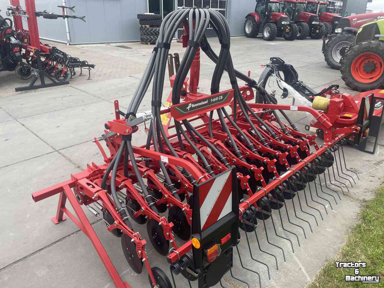 Seed drill Kverneland DF1 isobus front tank met cx2 schijfcouterbalk