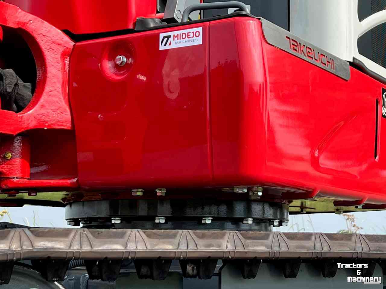 Excavator tracks Takeuchi TB210 1 tonner rupskraan graafmachine graver kubota