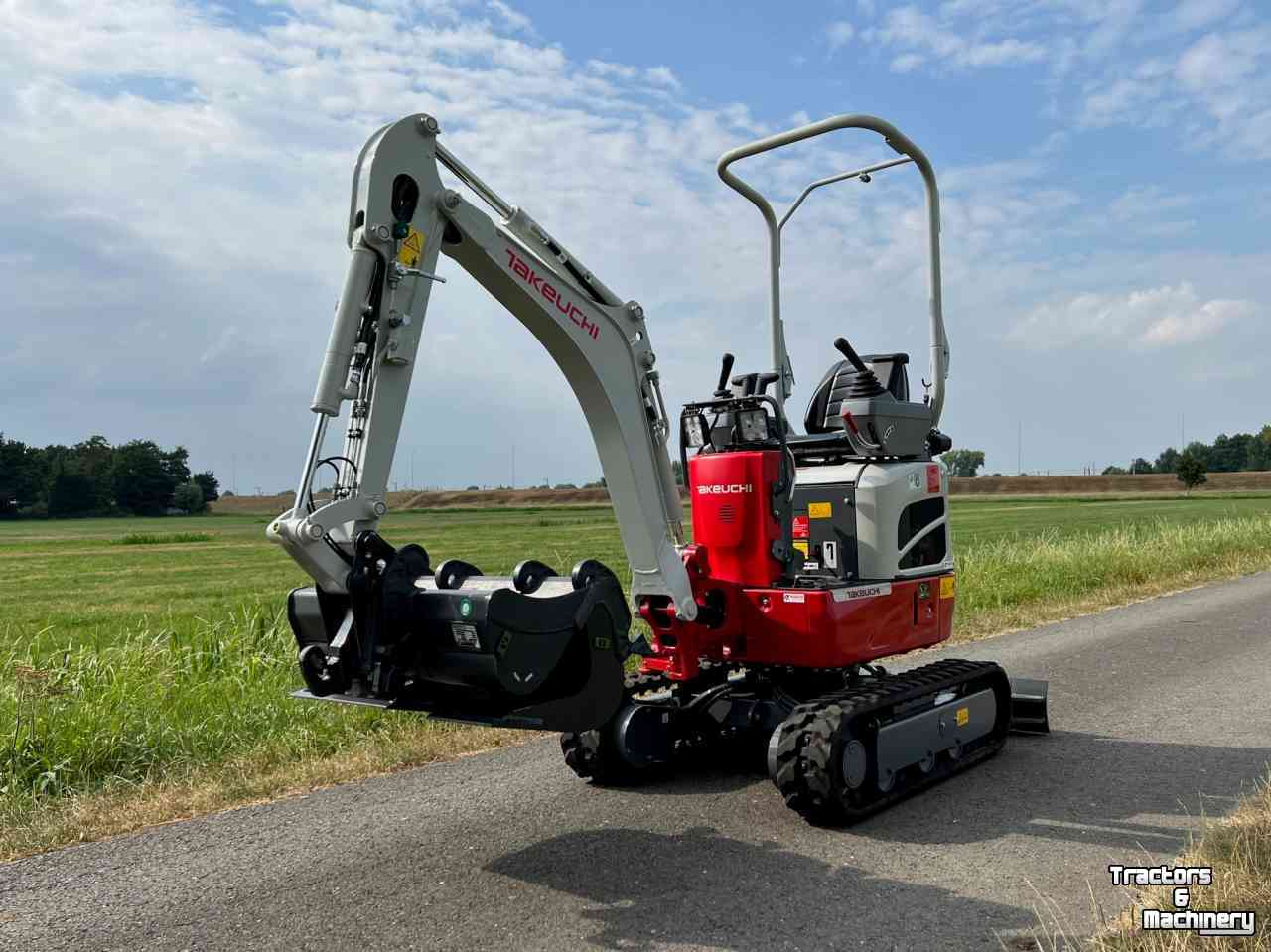 Excavator tracks Takeuchi TB210 1 tonner rupskraan graafmachine graver kubota