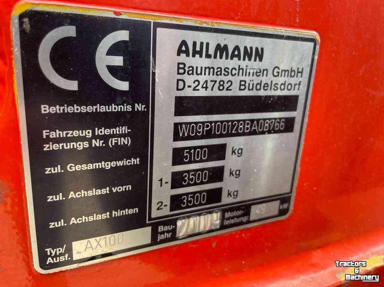 Wheelloader Ahlmann AX 100