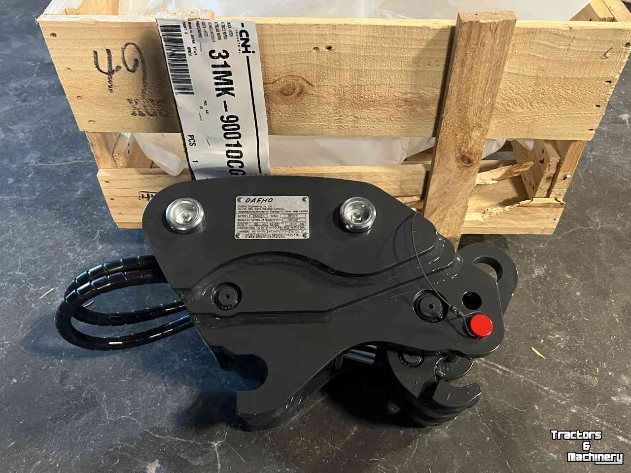 Mini-Excavator Case Case CX30 New Holland E30C  Snelwissel -DAEMO DMQ27 parts nr:31MK-90010CG