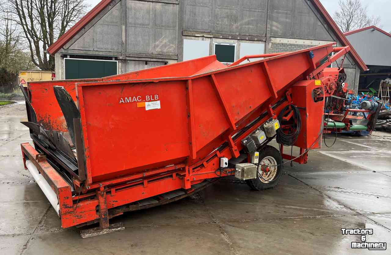 Receiving hopper Amac BLB 240 cm bodem
