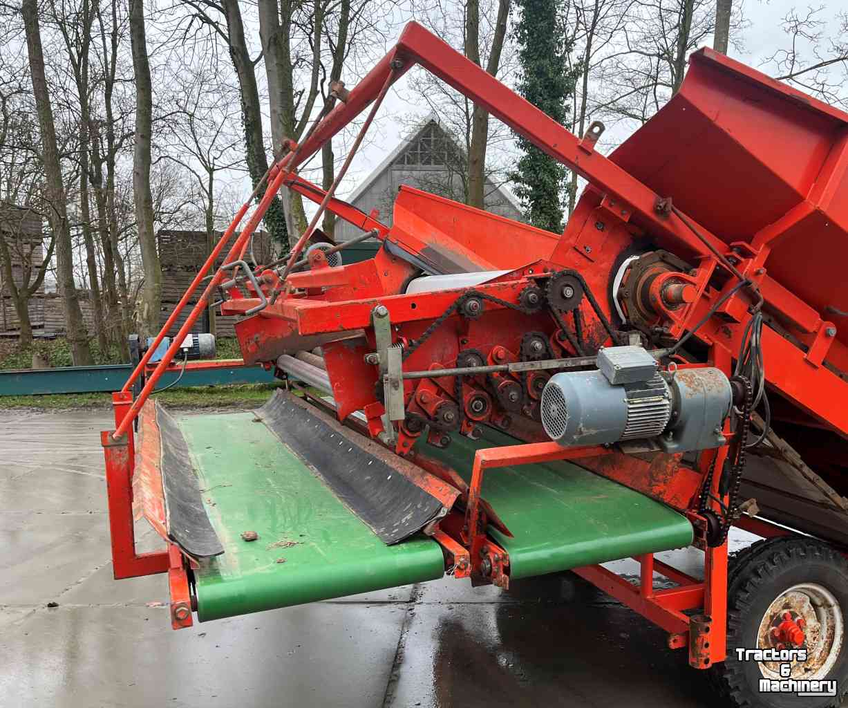 Receiving hopper Amac BLB 240 cm bodem