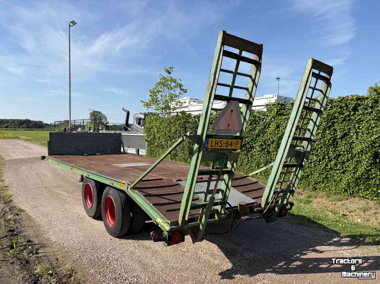 Ramp trailer  Oprijwagen 8 tons