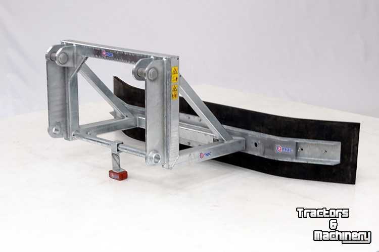 Other equipment for road, roadside and ditch maintenance Qmac Modulo Rubber yard scraper 2.70 mtr hookup Terex TL80-120
