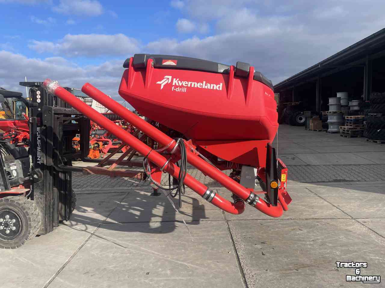Seed drill Kverneland Accord f drill df2 tank dubbele isobus doseerunits