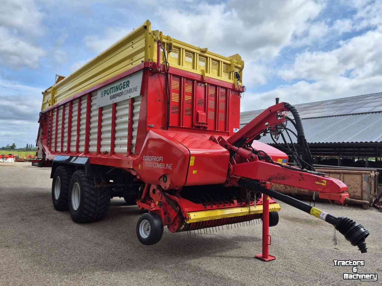 Self-loading wagon Pottinger Europrofi 5510 Combiline