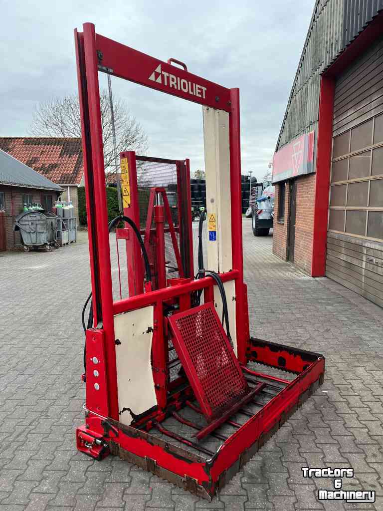 Silage block-cutter Trioliet TU195 Kuilvoersnijder kuilsnijder hefmast voermachines