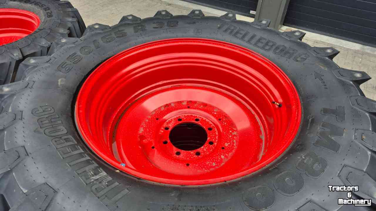 Wheels, Tyres, Rims & Dual spacers Trelleborg 540/65R28 NEW 100% + 650/65R38 NEW 100%