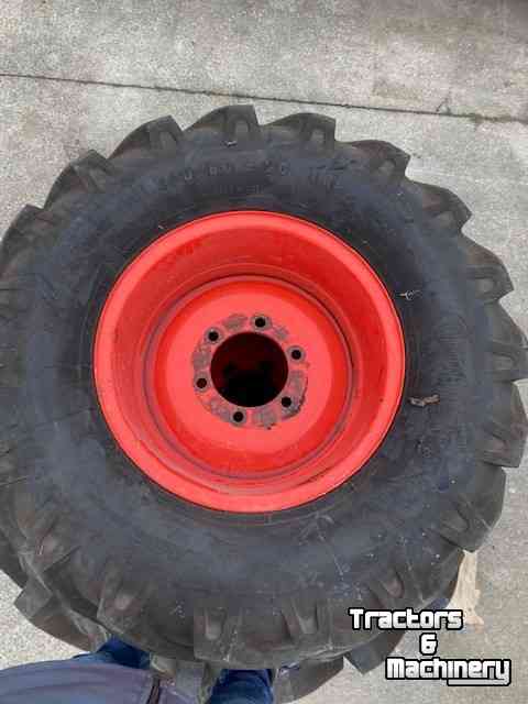 Wheels, Tyres, Rims & Dual spacers Continental 360/80-20    14.5/75-20